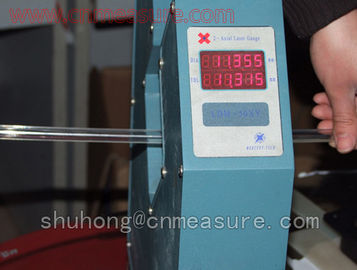 Transparent tube transparent line diameter measuring gauge. Laser diameter gauge